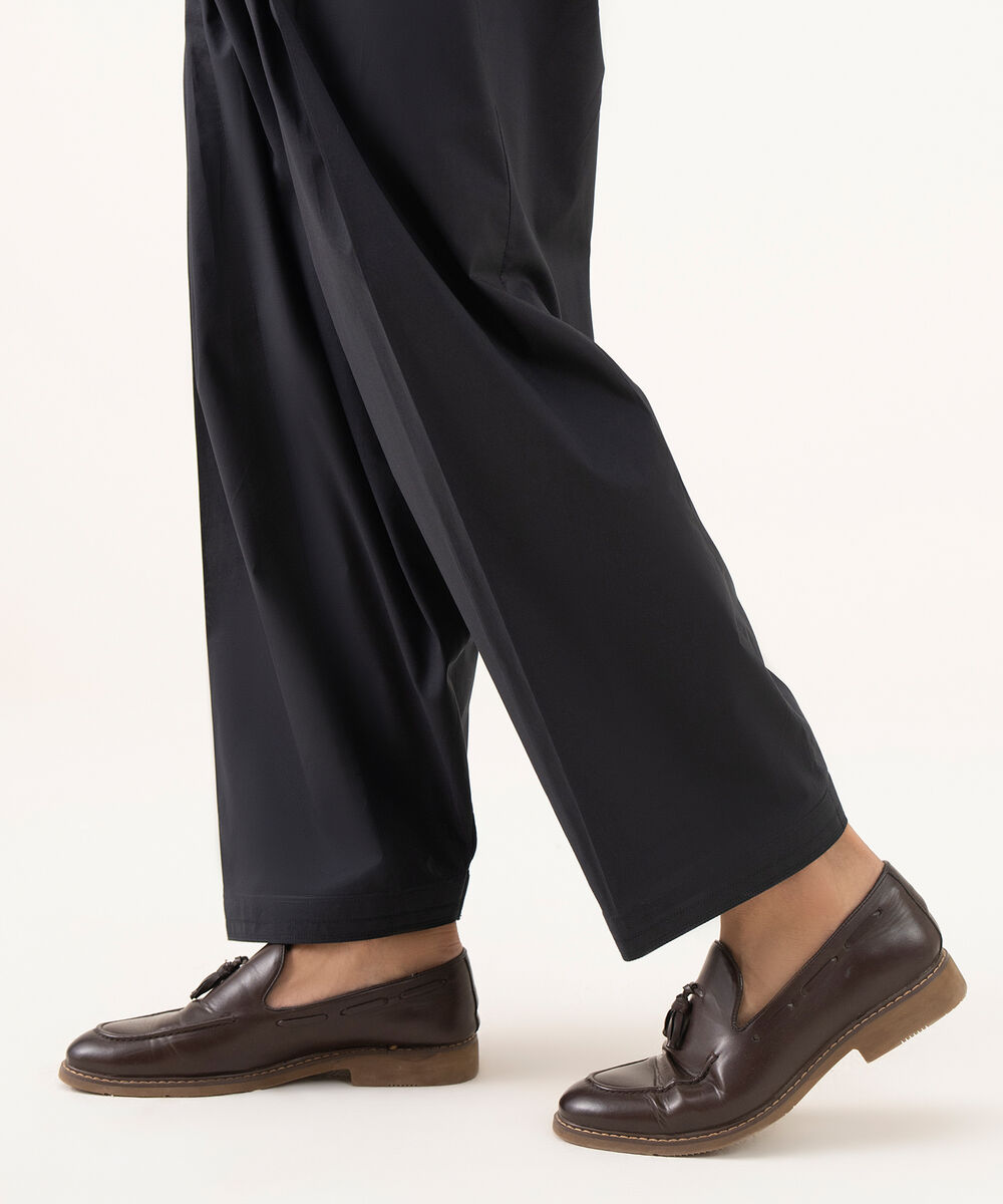 Men's 100% Cotton Plain Black Kurta Shalwar