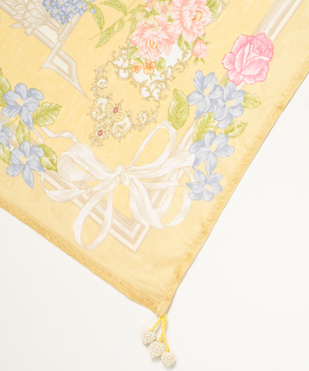 Blended Silk Printed Yellow Dupatta