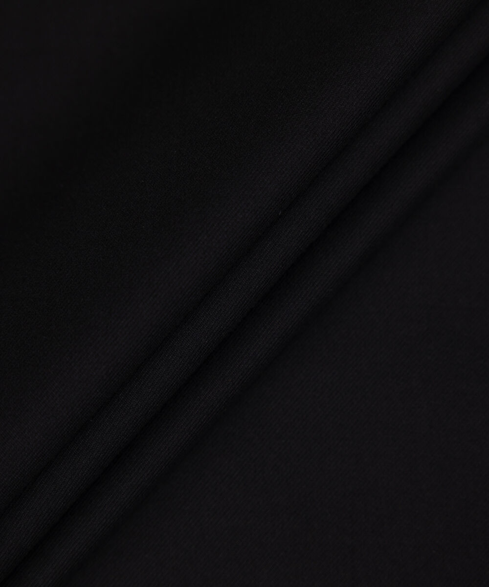 Men Unstitched Wash & Wear Black Full Suit Fabric