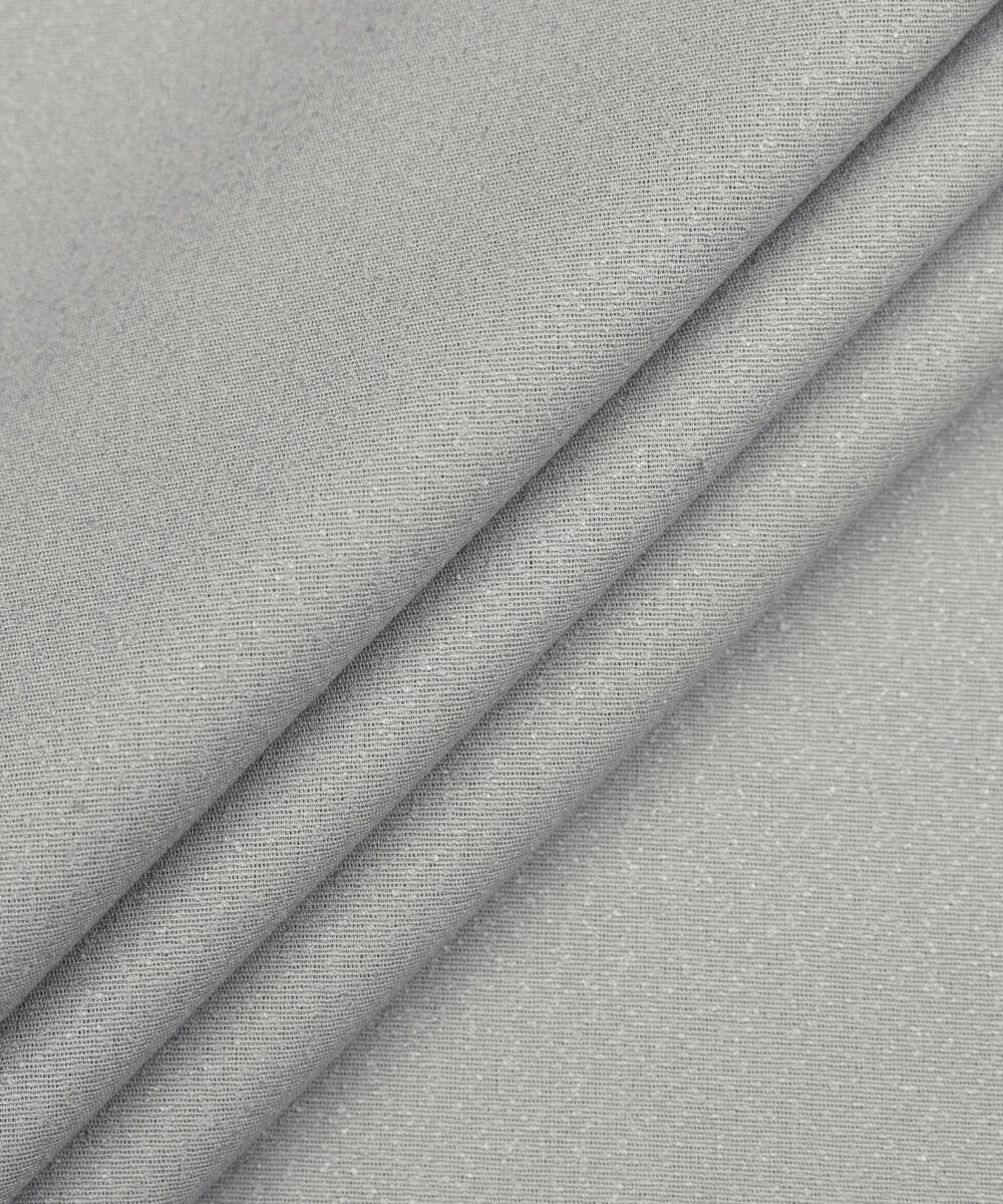 Men's Unstitched Two-Piece Soft Grey Premium Ayudia Suit