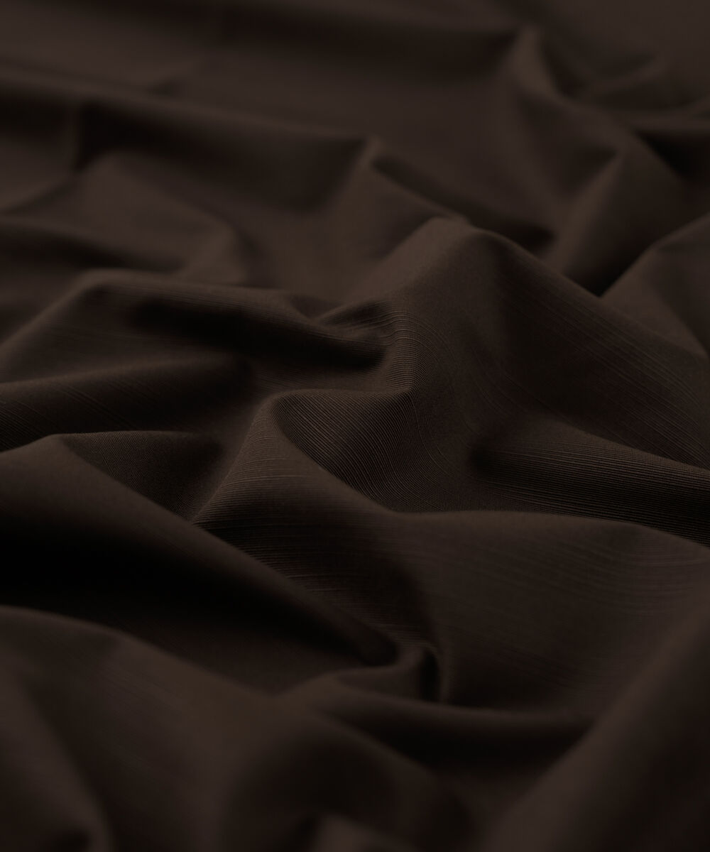 Men's Unstitched Brown Cotton Khaddar Suit