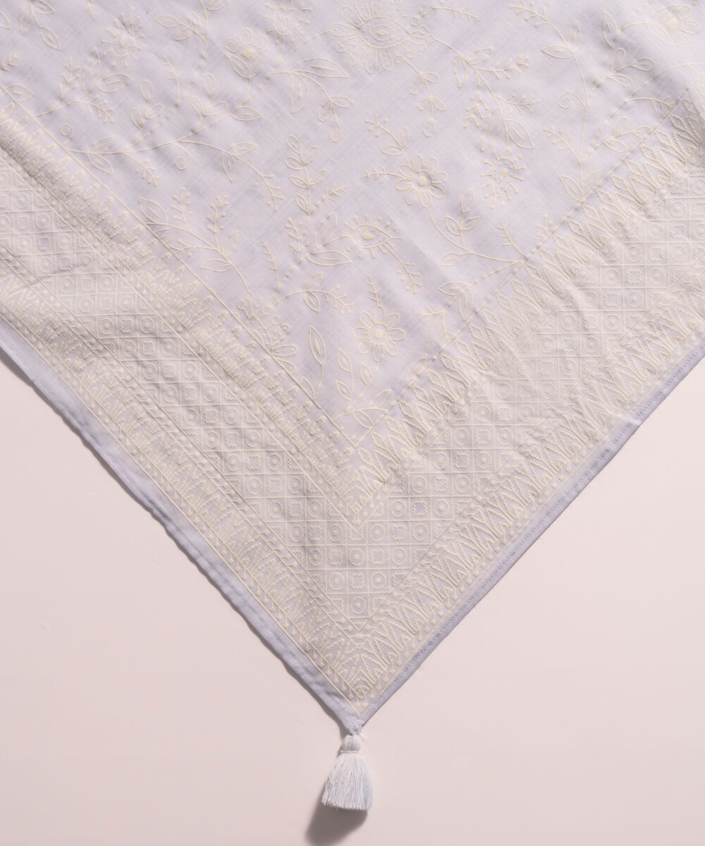 Lawn Printed Ice Blue Dupatta