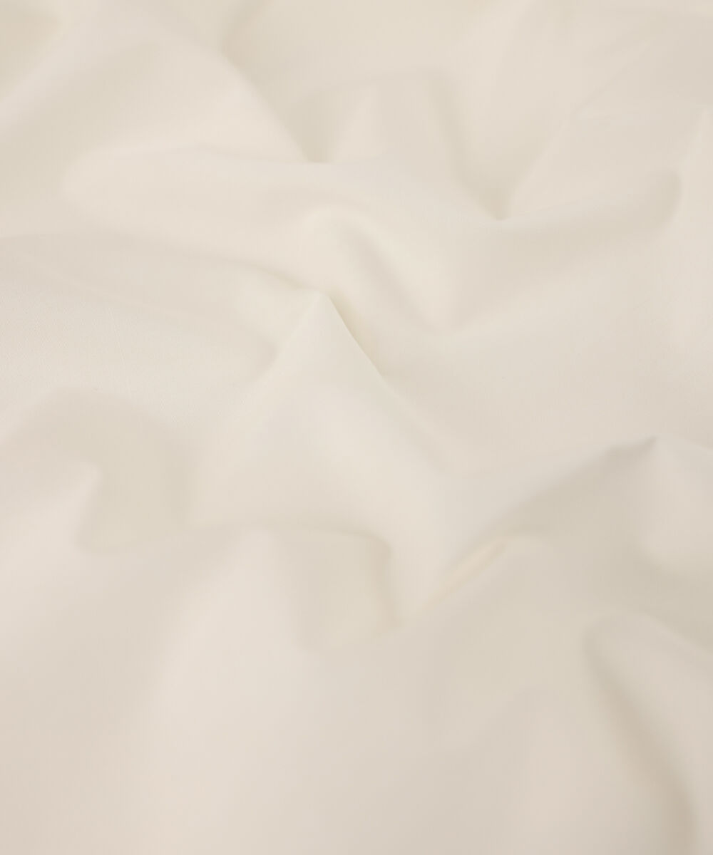 Men's Unstitched Fine Cotton White Full Suit Fabric