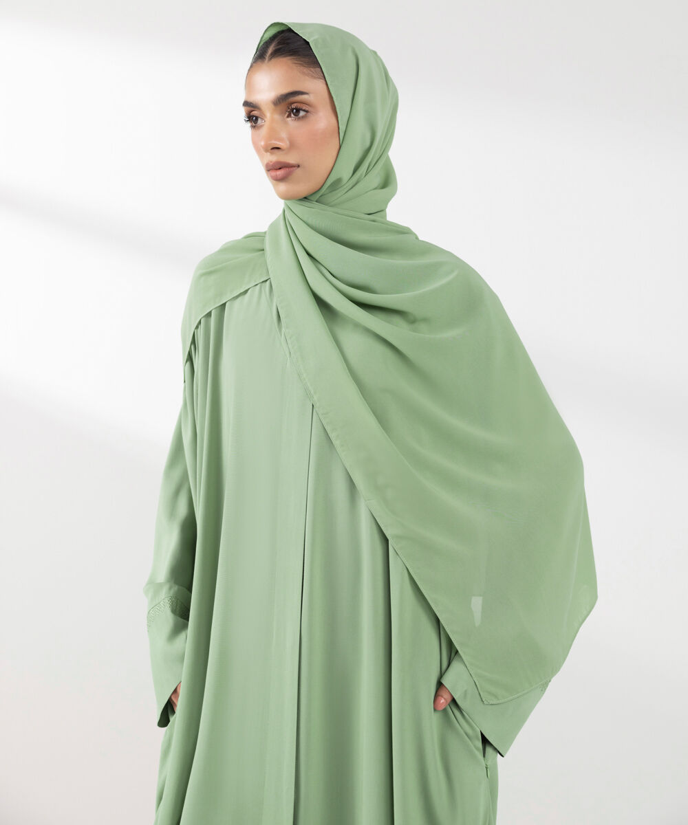 ABBAYA25V306 Green Abaya ABBAYA25V306 i
