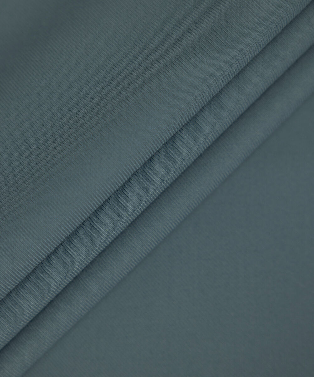Men Unstitched Wash & Wear Blue Full Suit Fabric