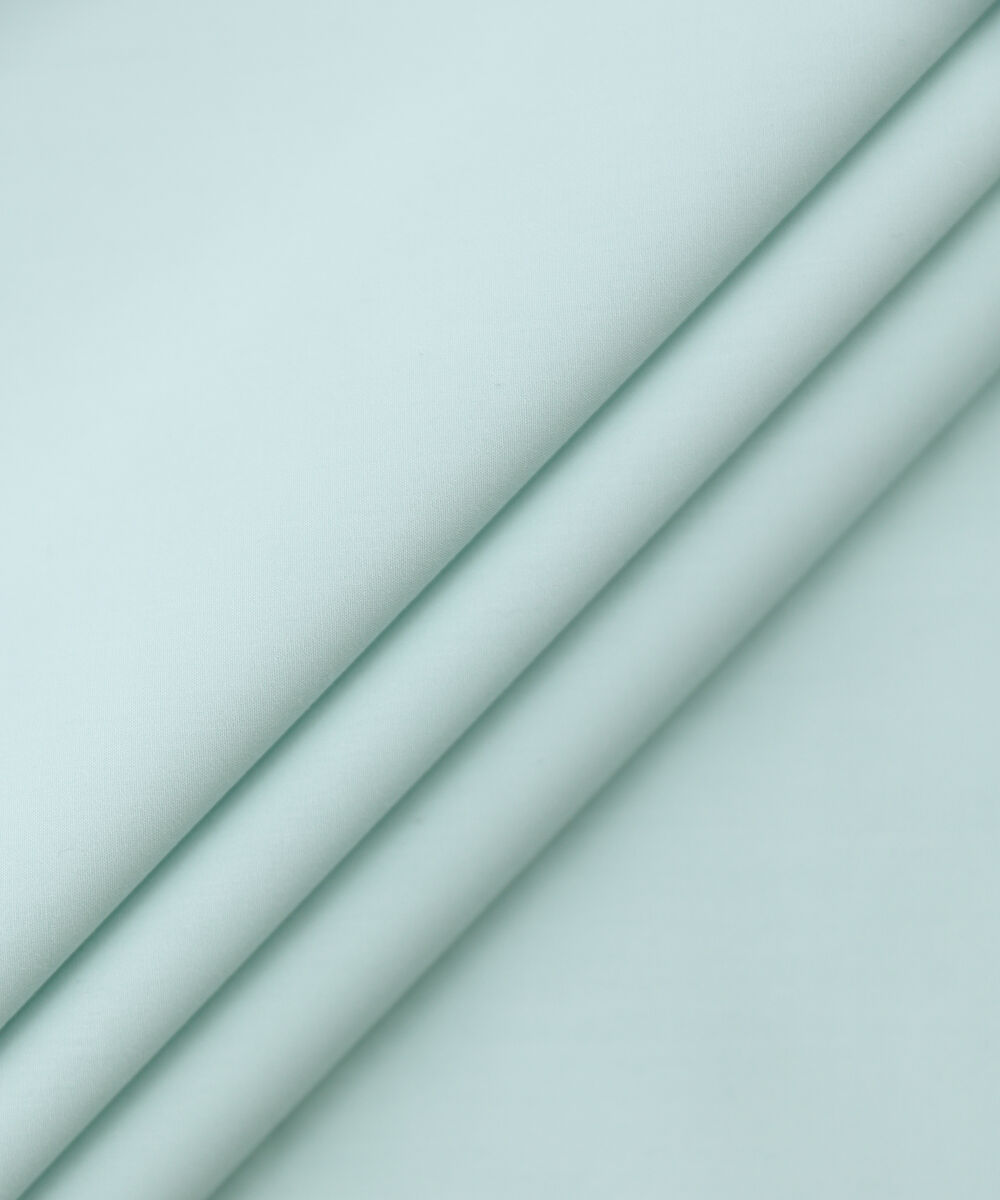 Men Unstitched Cotton Mint Full Suit Fabric