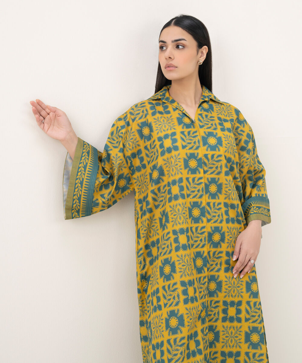 Women's Unstitched Lawn Printed Multi 2 Piece Suit