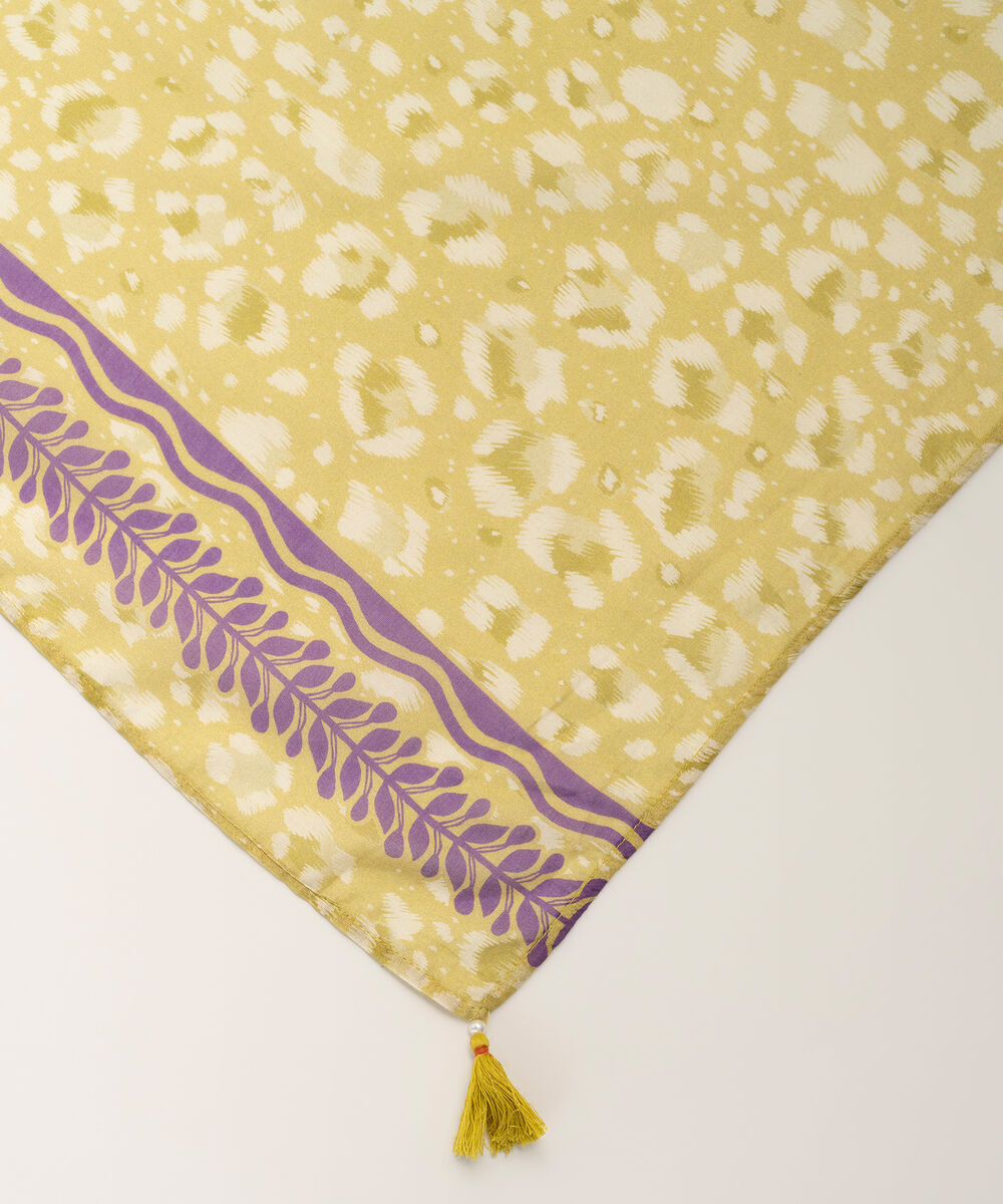 Lawn Printed Green Dupatta