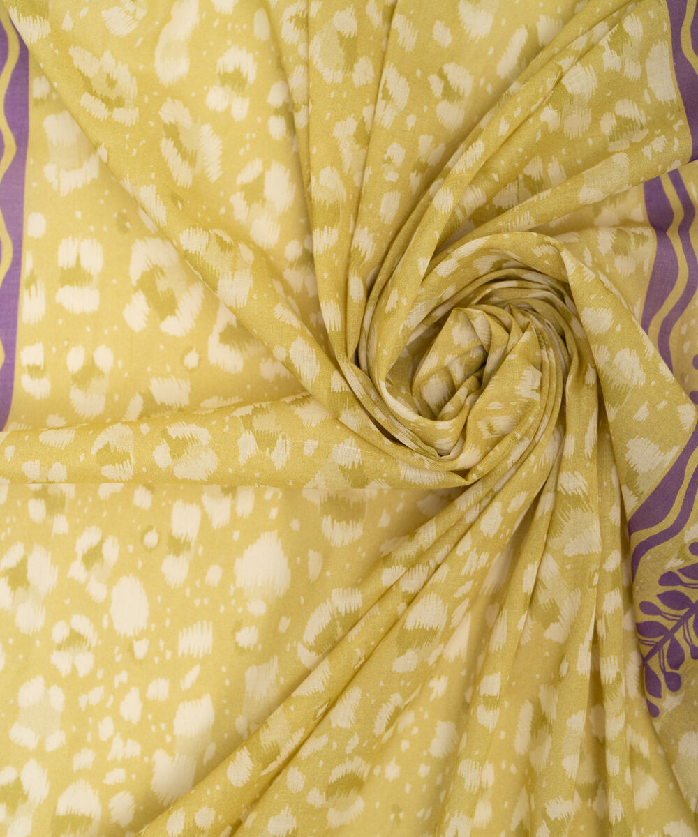 Lawn Printed Green Dupatta