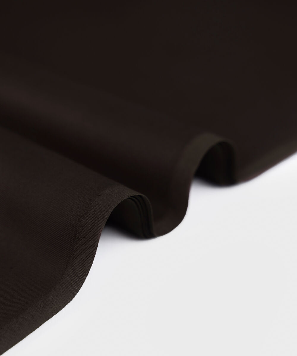 Men's Unstitched chocolate textured wash & wear Suit