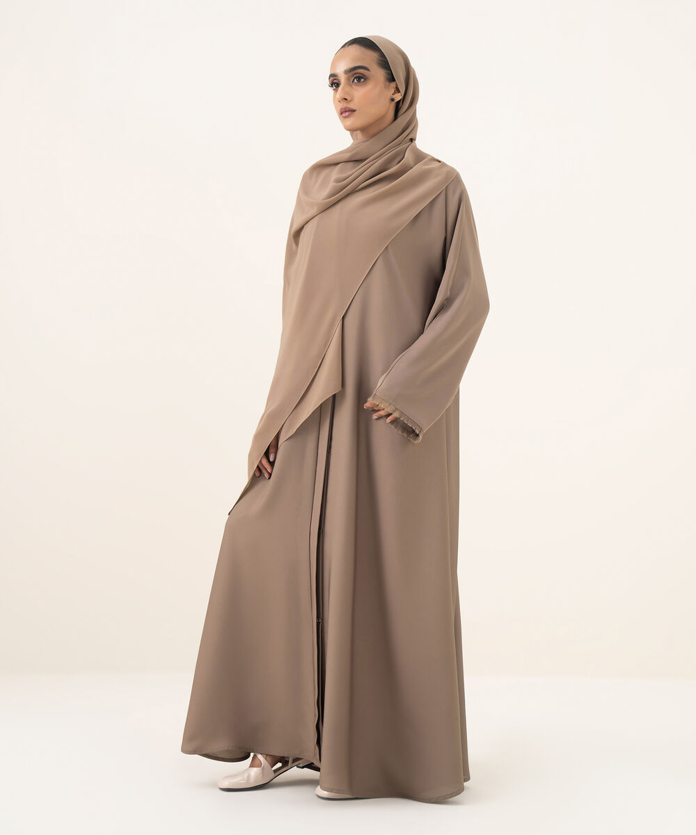 Women's mocha brown hijab