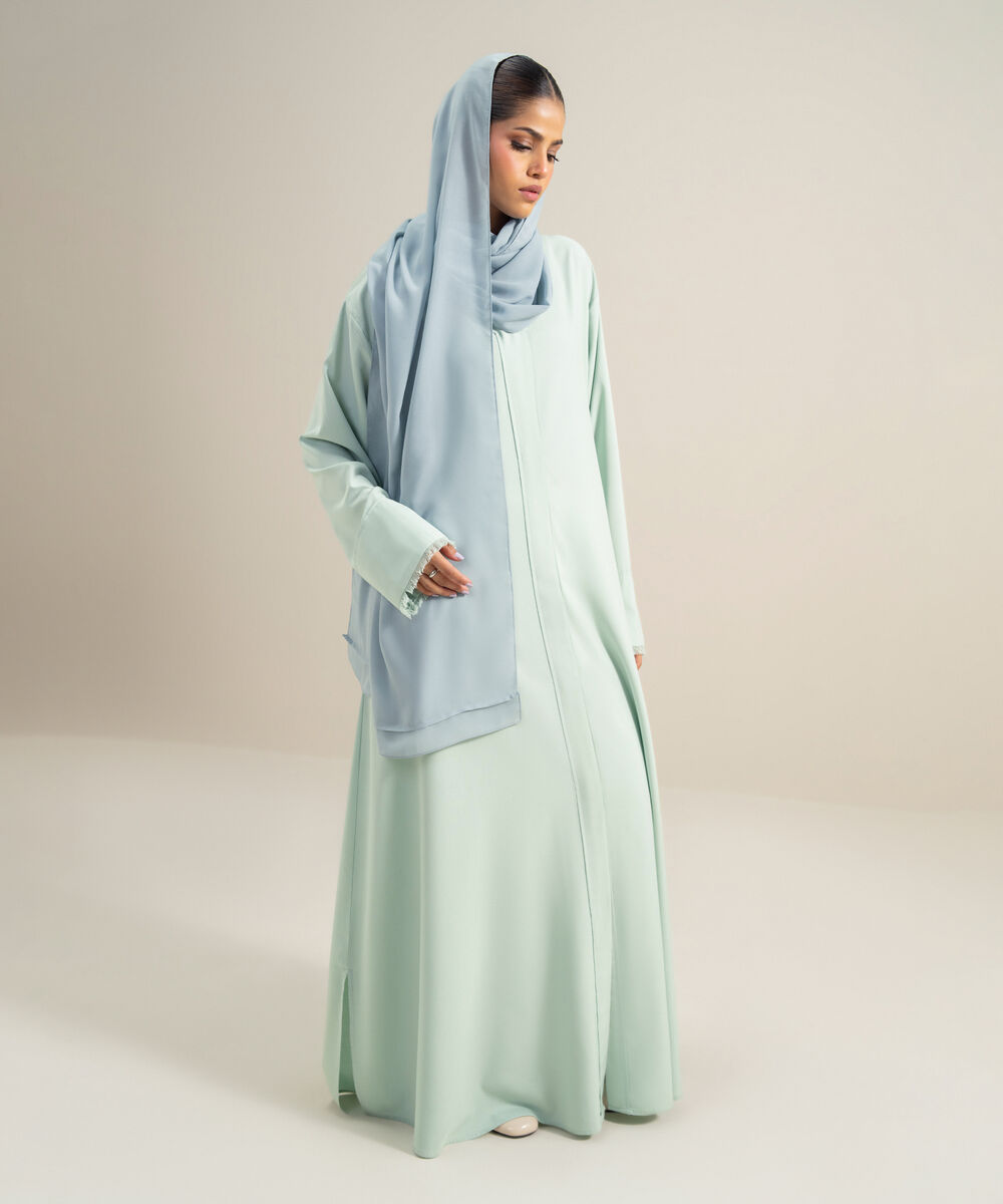 Women's Polyester Blue Hijab