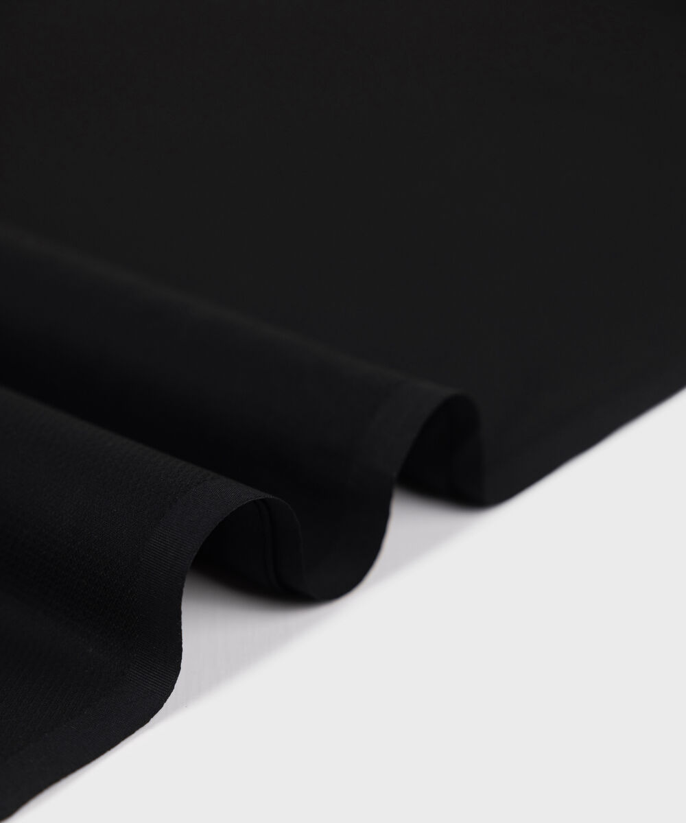 Men Unstitched Cotton Black Full Suit Fabric