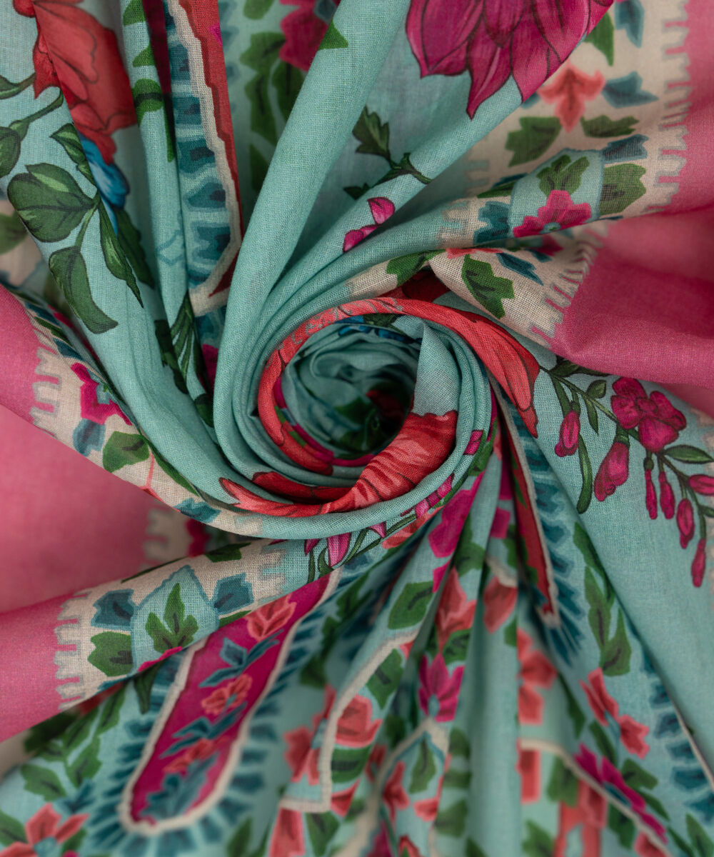 Lawn Printed Multi Dupatta