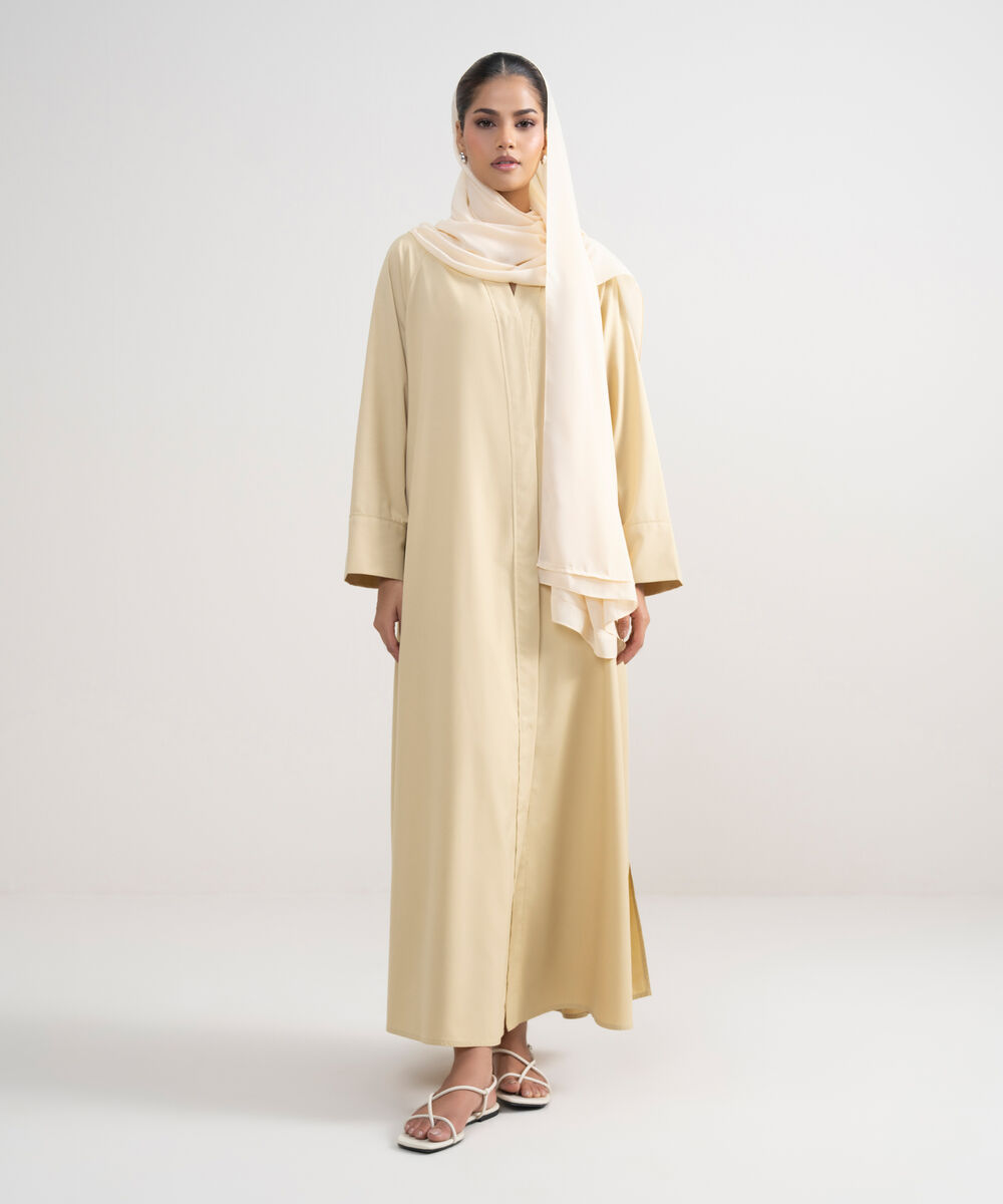 Women's Sage Green Raglan Abbaya Set