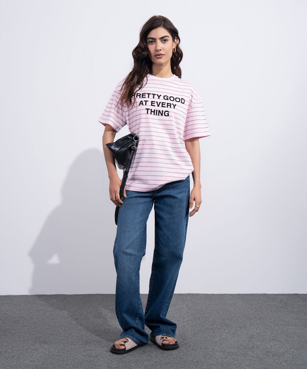 Women's Western Multi Relaxed Fit Graphic T-Shirt