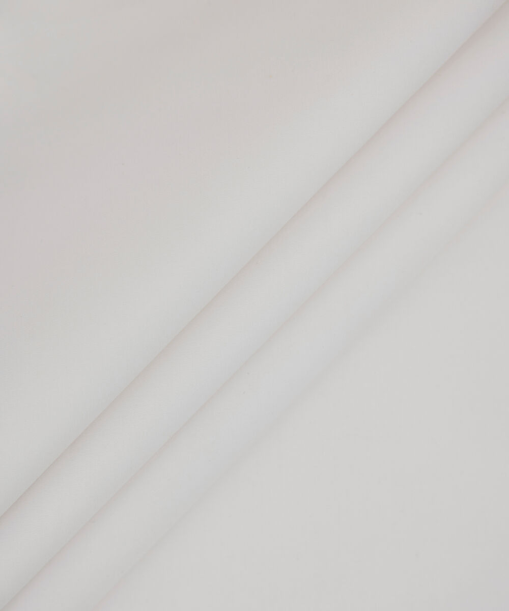 Men's Unstitched 2-Piece Premium Giza Cotton Off White Suit