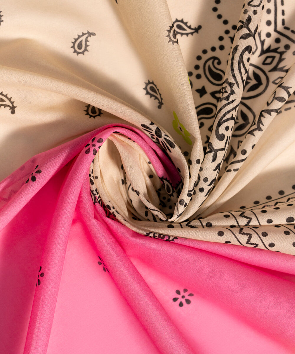 Lawn Printed Beige Dupatta