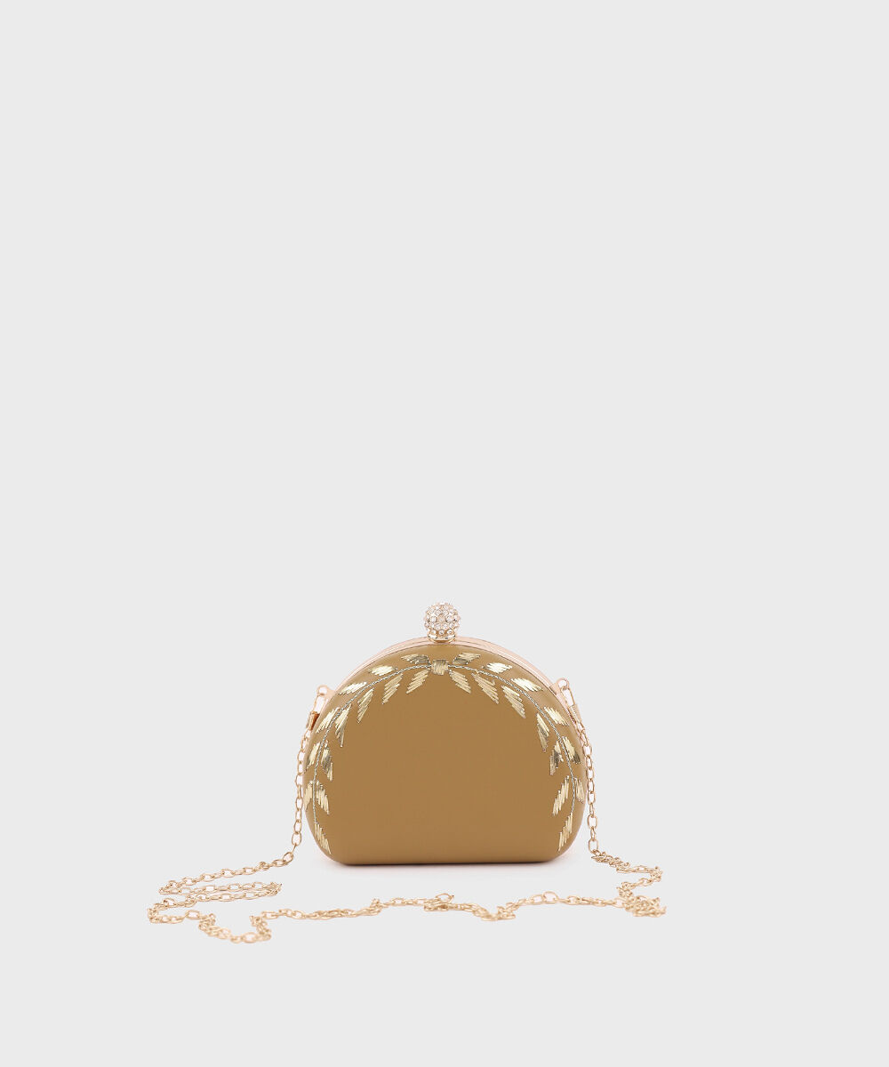 Women's Yellow Hard Clutch