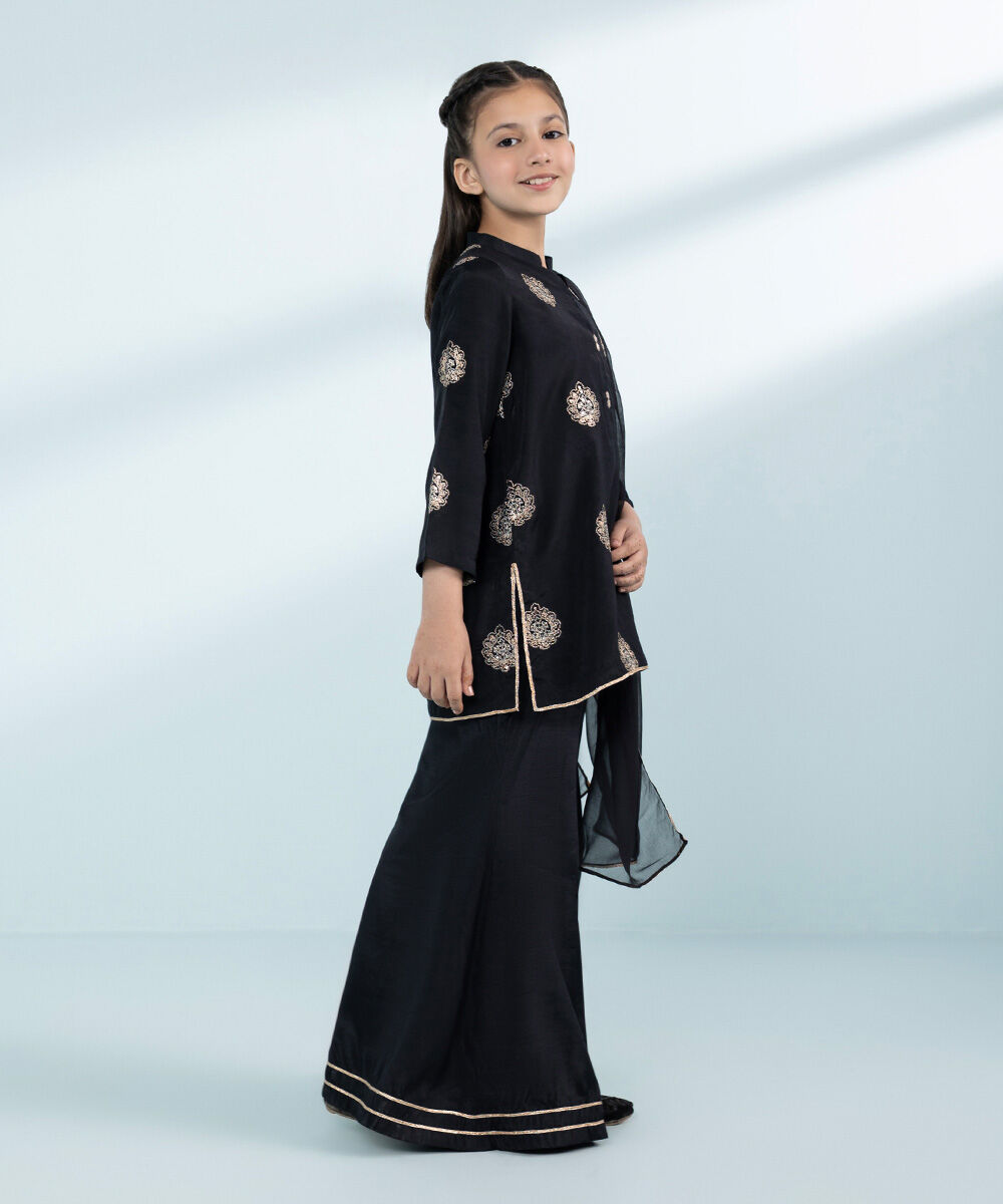 Mommy & Me Girls Three Piece Black Suit