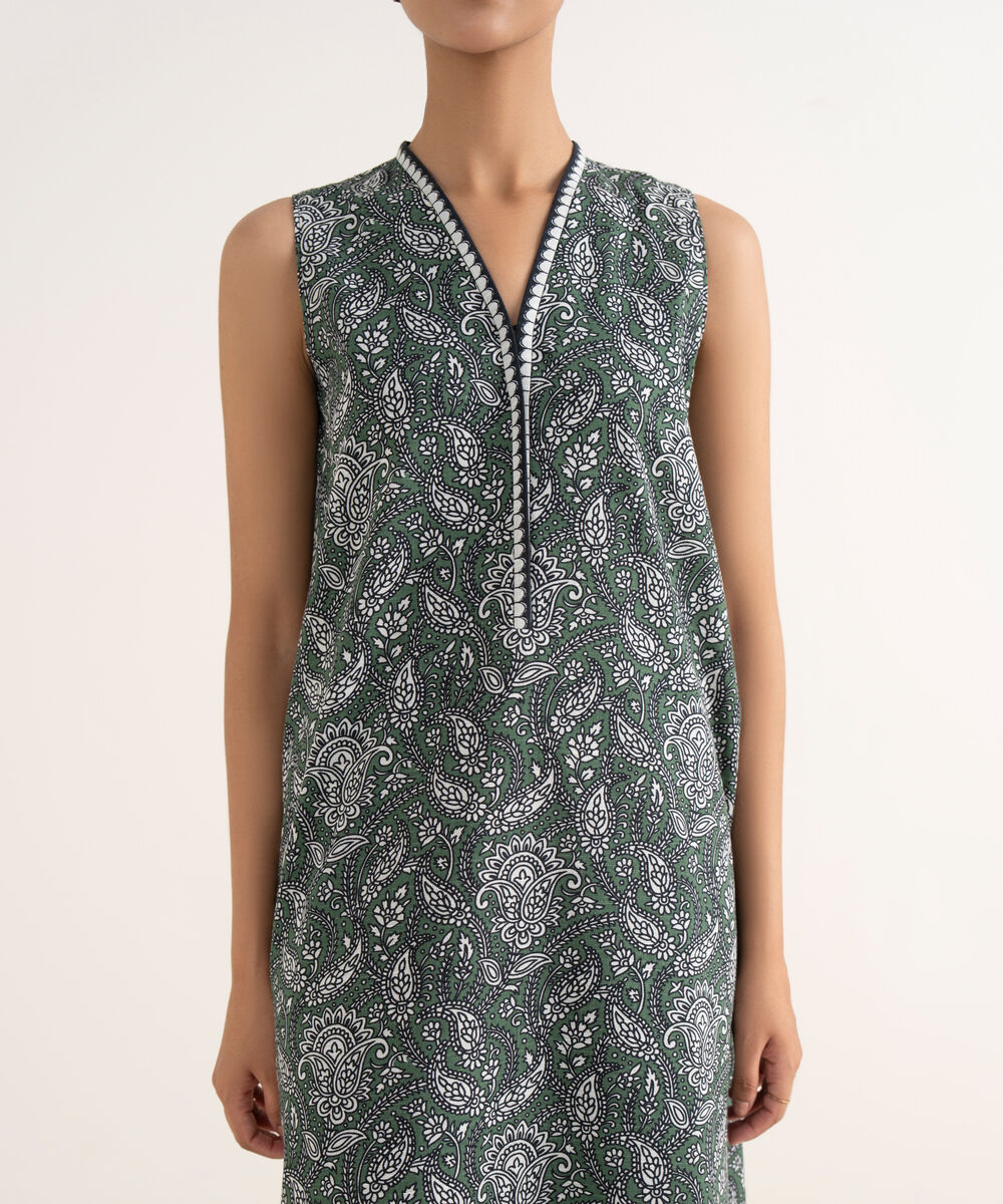 Women's Unstitched Light Khaddar Printed Multi Two Piece Suit