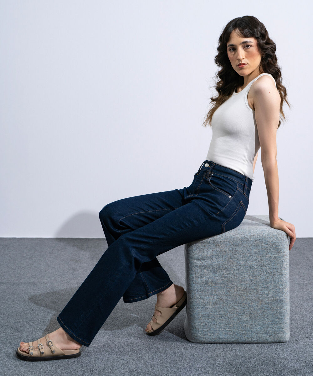 Women's Rinse Wash High Rise Bootcut Jeans