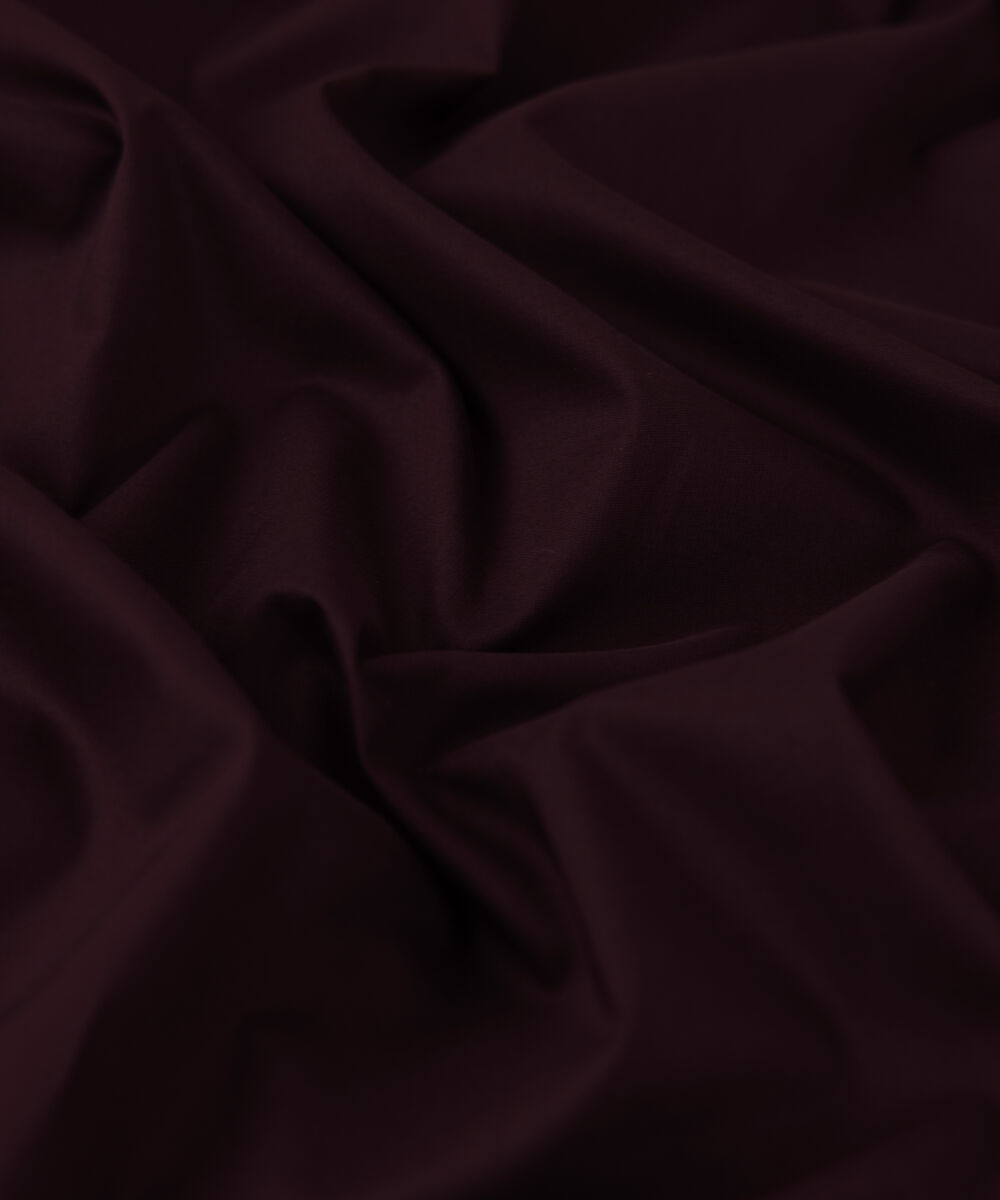 Men's Unstitched 2-Piece Premium Cotton Dobby Maroon Suit