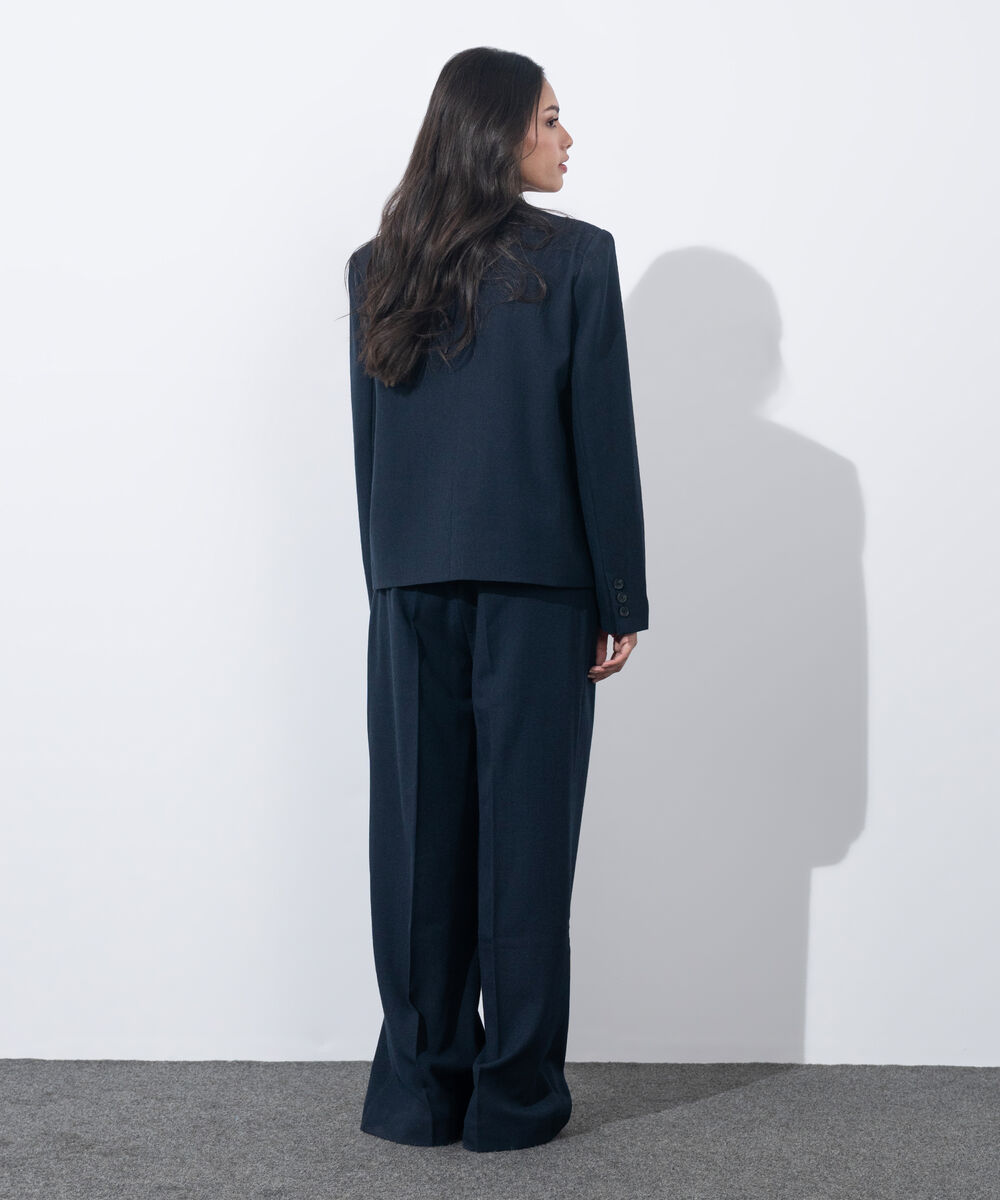 Women's Western Wear Navy Short Body Tailored Blazer