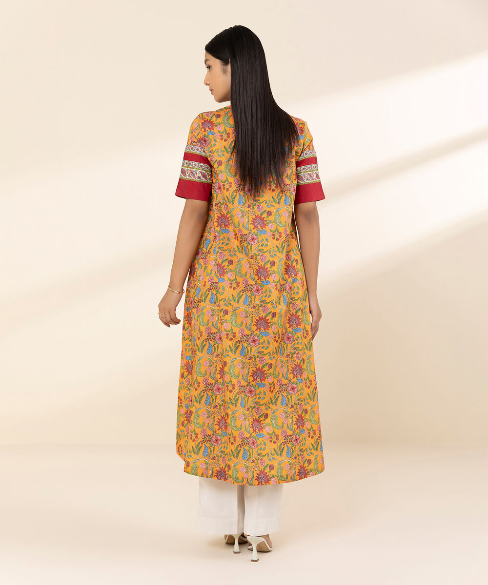 Women's Unstitched Lawn Embroidered Multi Shirt