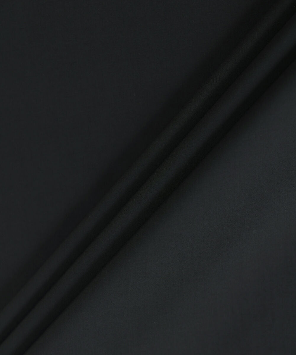 Men Unstitched Viscose Black Full Suit Fabric