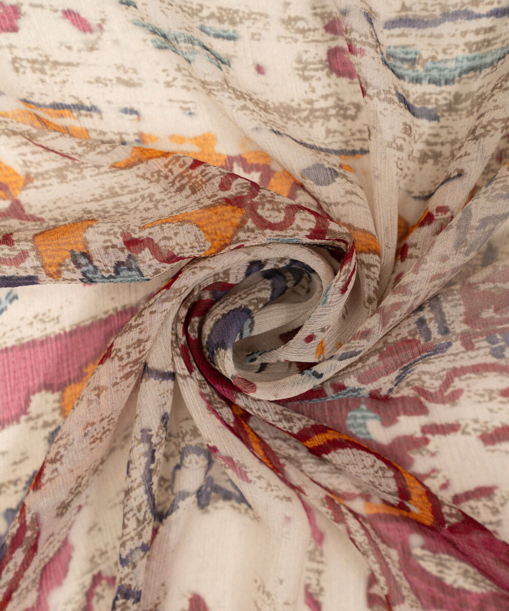 Blended Chiffon Printed Multi Dupatta