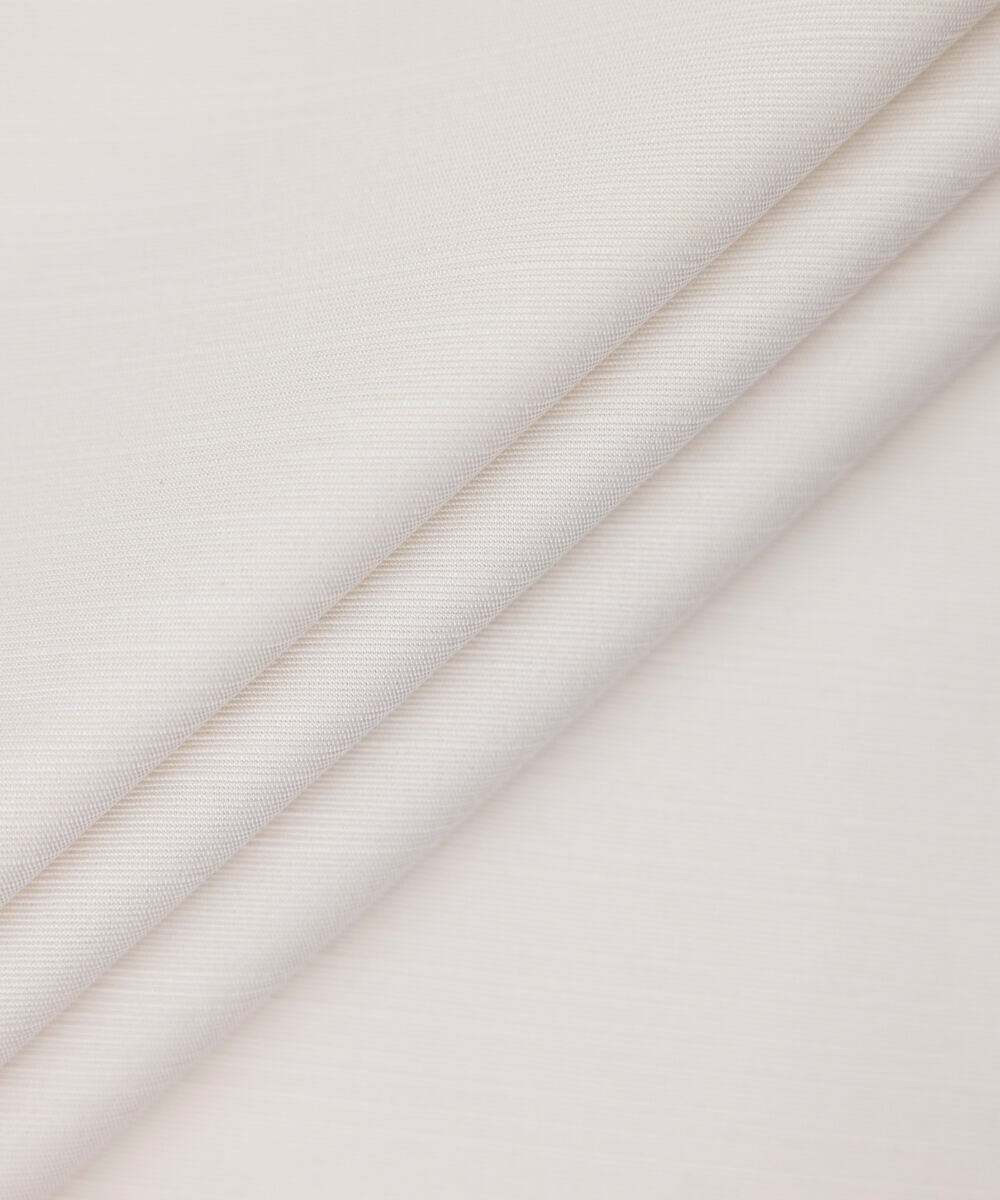 Men's Unstitched Off White Cotton Khaddar Suit