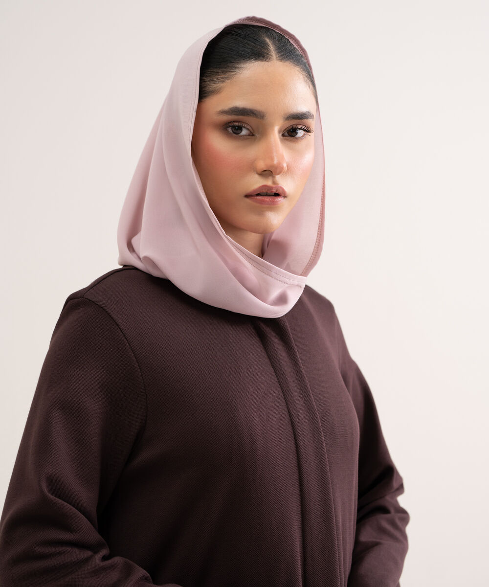 Women's Polyester Mauve/Magenta Hijab