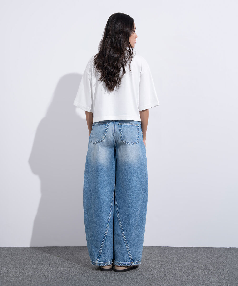 Women's Western Wear White Cropped T-Shirt