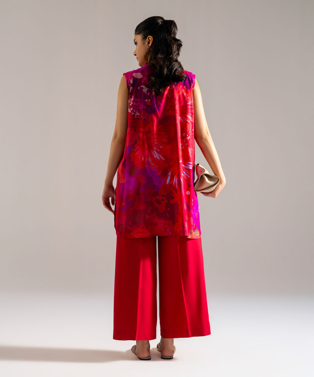 Women's RTW Arabic Lawn Printed Multi 2 Piece Suit