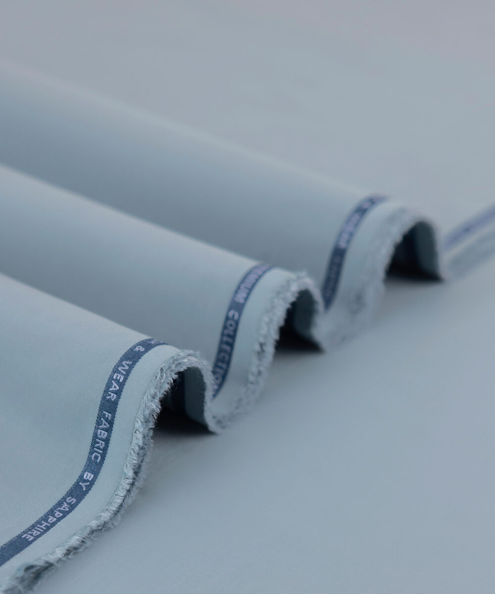 Men's Unstitched 2-Piece Luxury Modal Blue Grey Suit