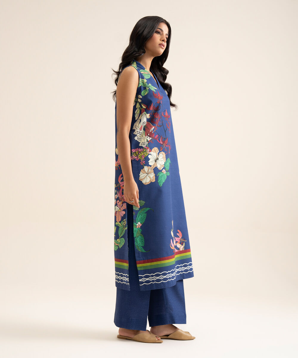 Women's Unstitched Premium Khaddar Printed 2 Piece Suit