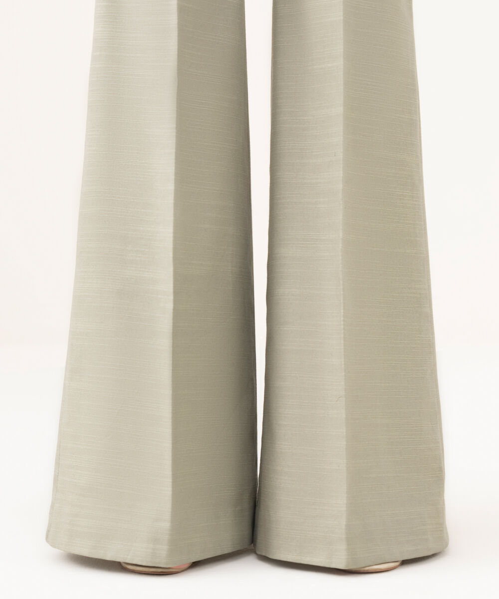 Women's Unstitched Khaddar Printed Beige   3 Piece Suit