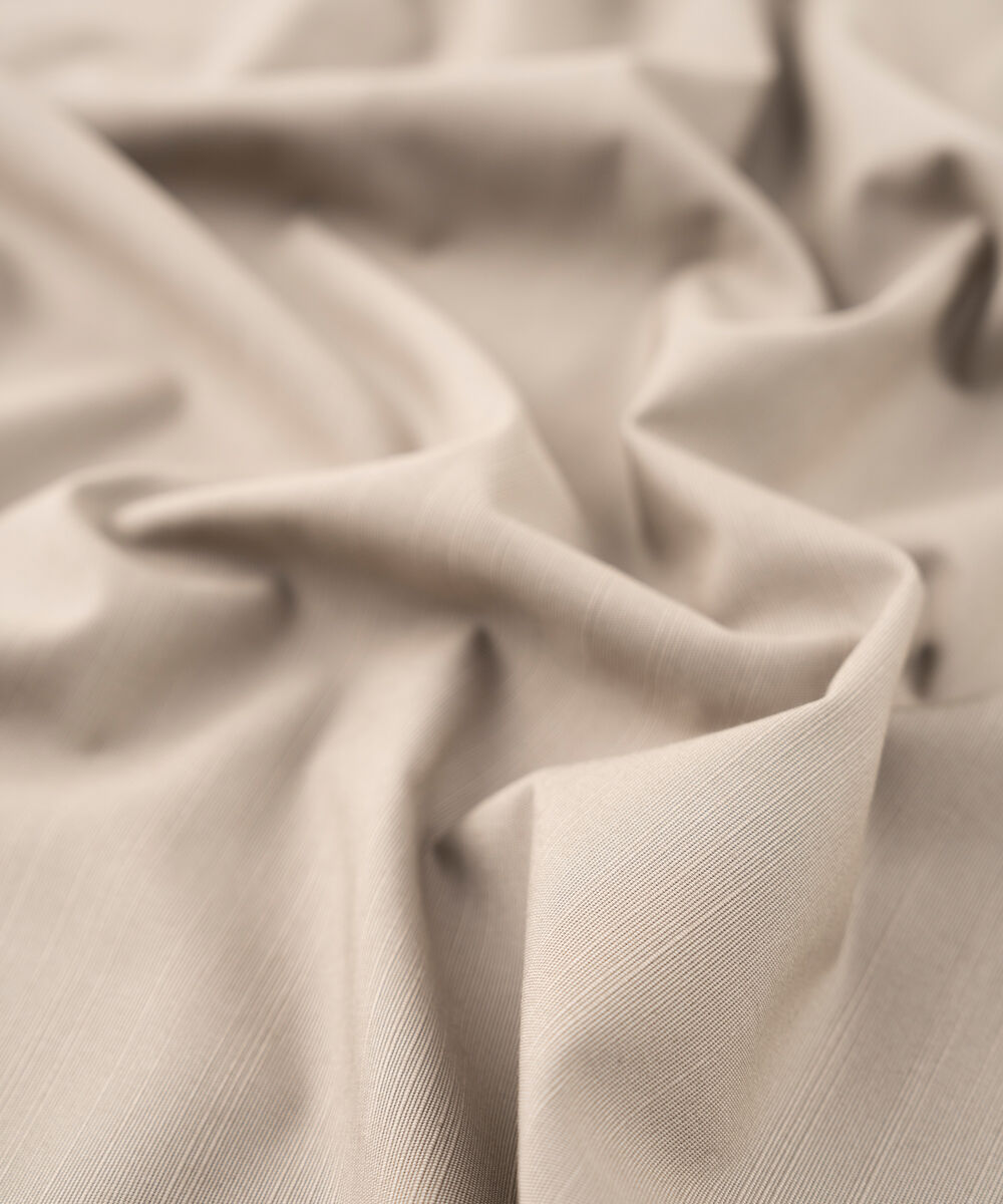 Men's Unstitched Light Khaki Cotton Khaddar Suit