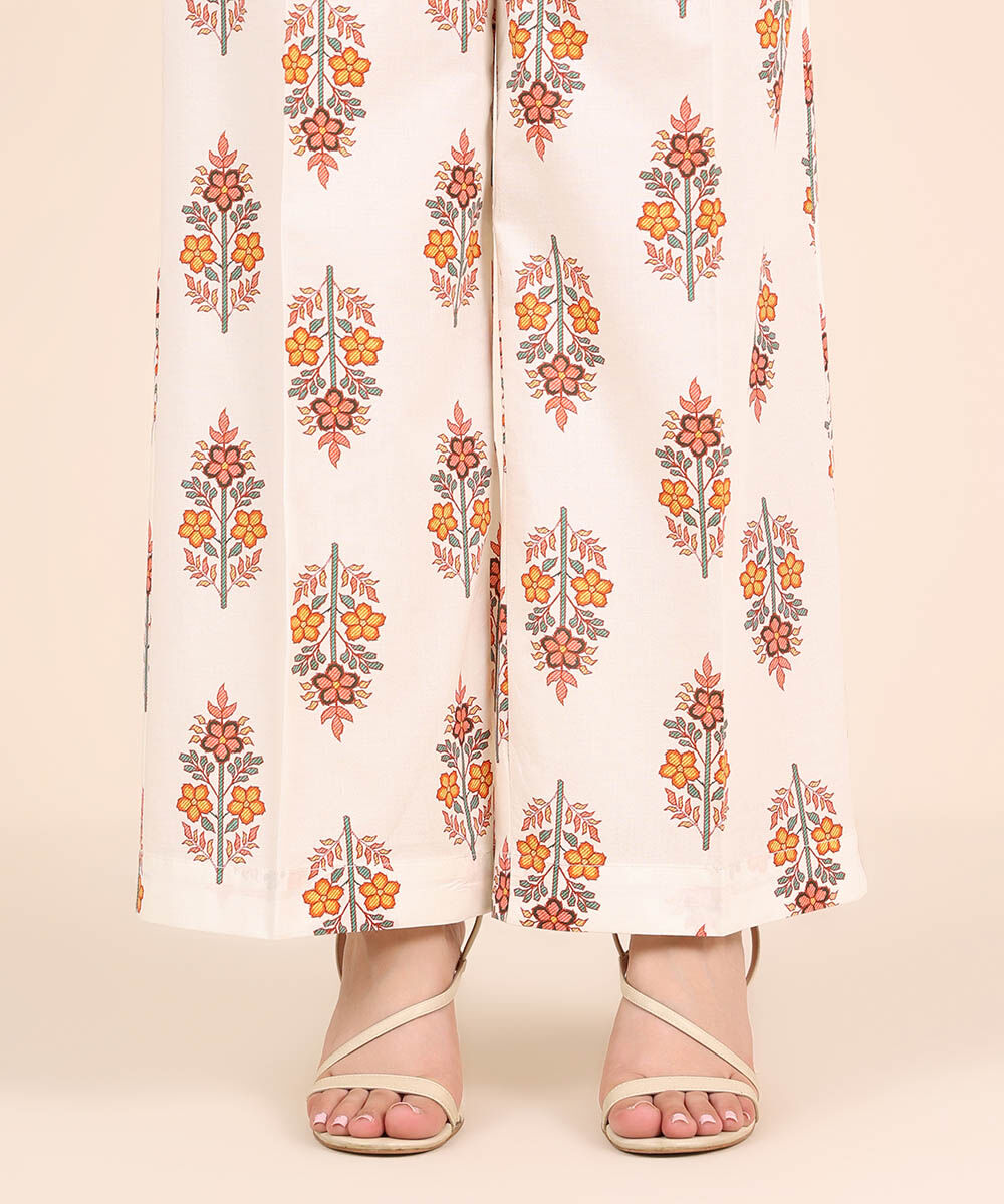 Women's RTW Cambric Multi Printed Culottes