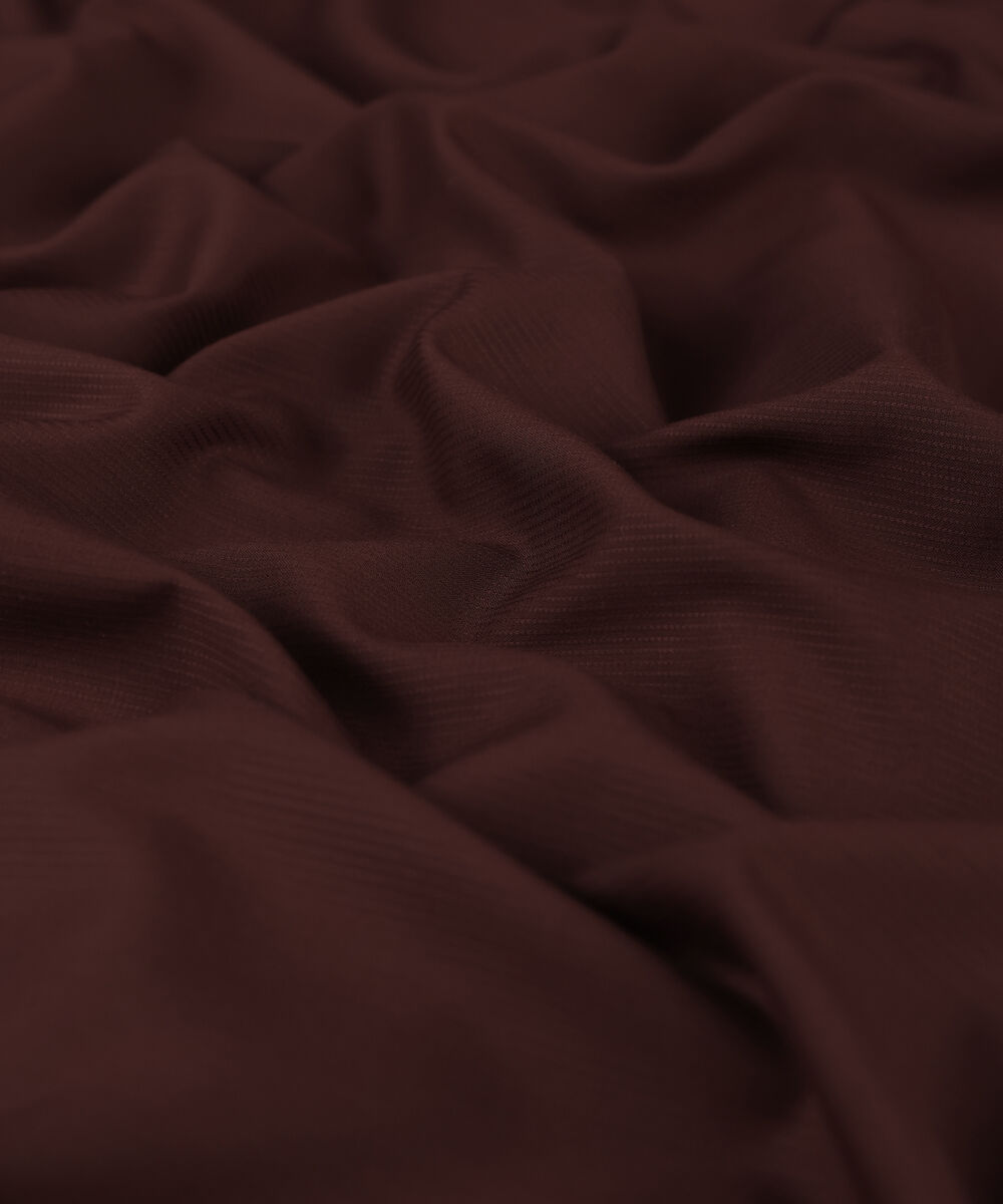 Men Unstitched Viscose Maroon Full Suit Fabric