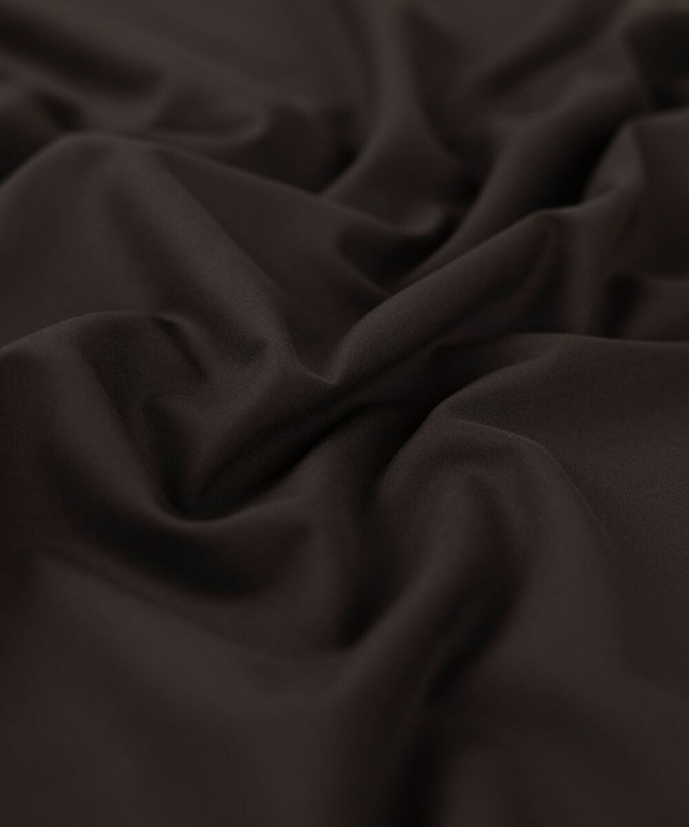 Men Unstitched Wash & Wear Brown Full Suit Fabric