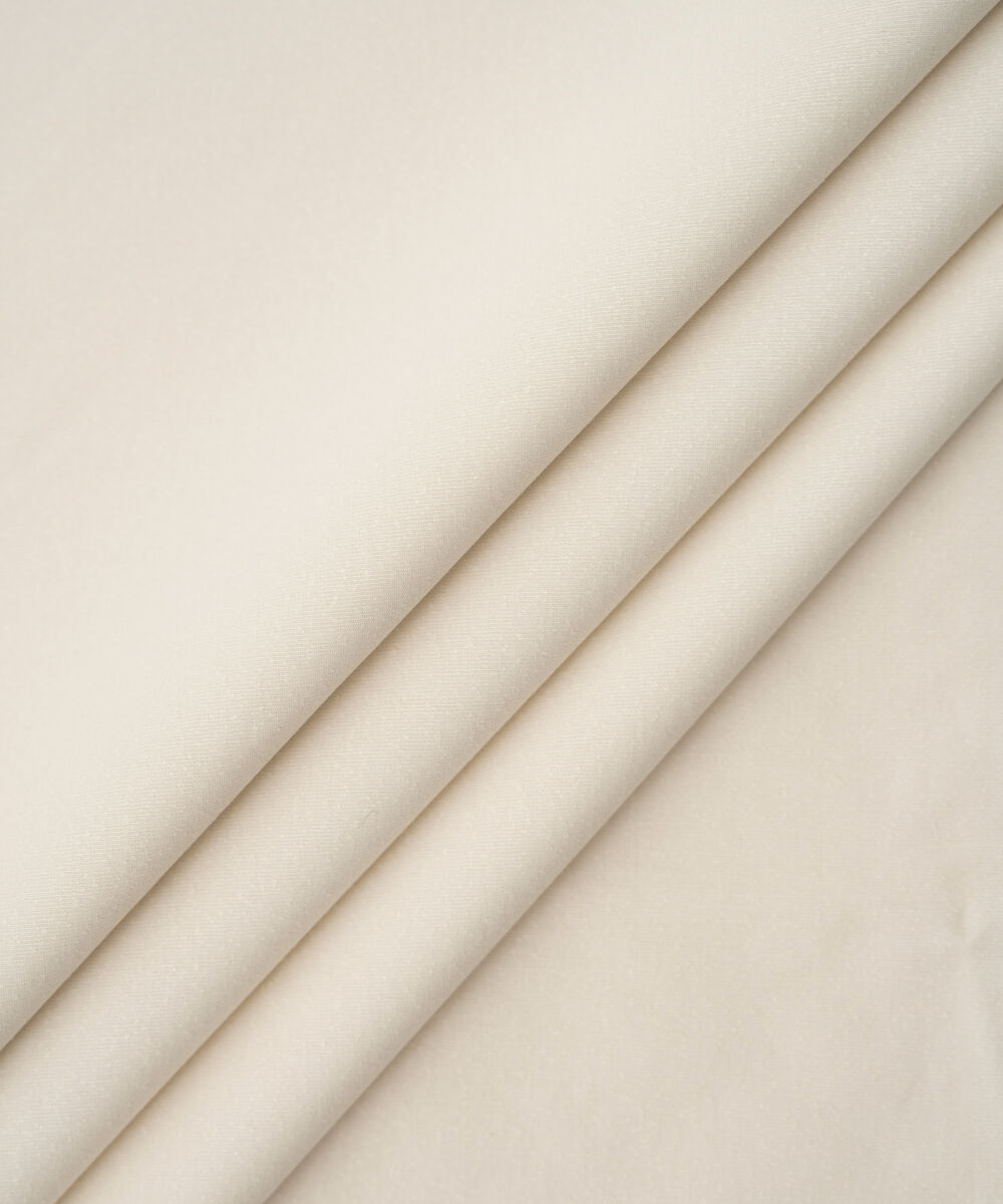 Men's Unstitched Cream Karandi Suit