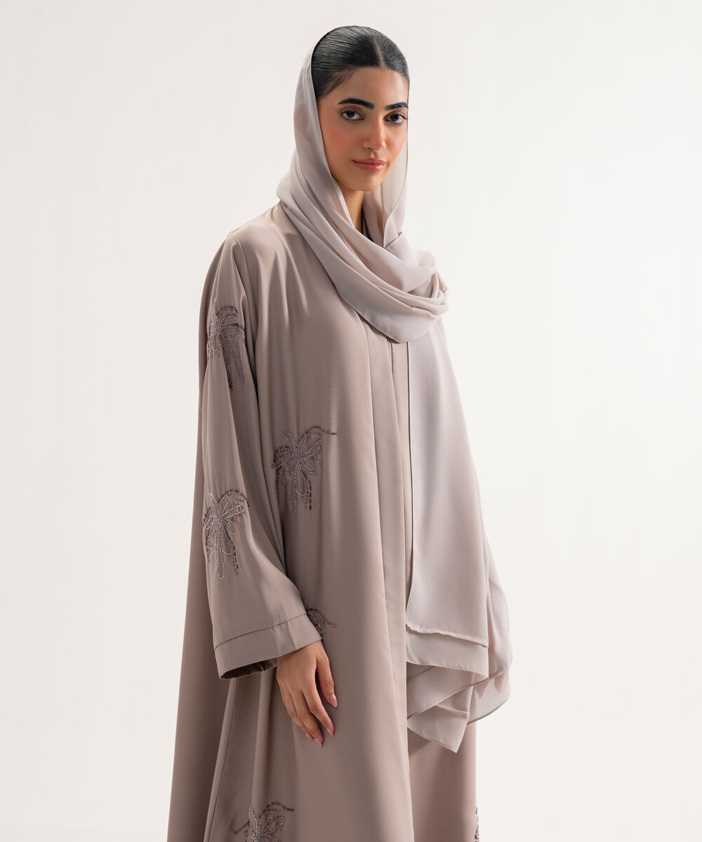 Women's Polyester Taupe Hijab