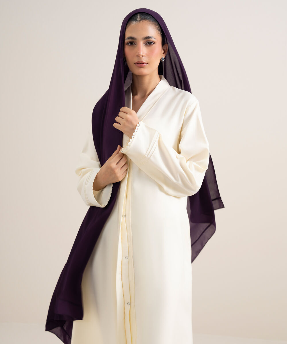 Women's Vintage Purple Hijab