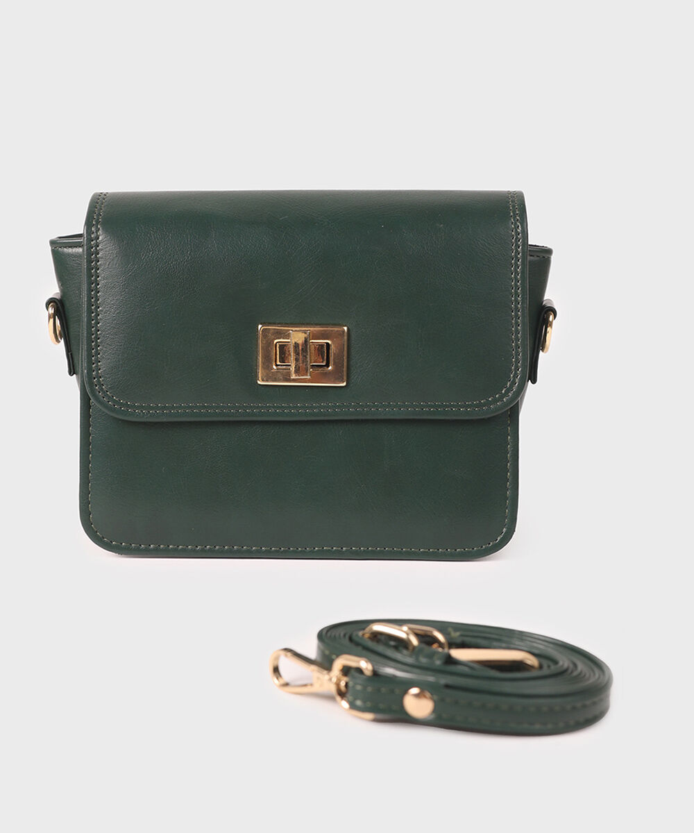 Women's Green Cross Body Bag