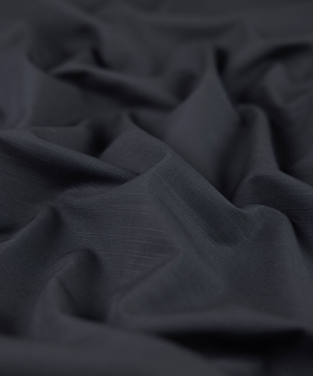 Men's Unstitched medium grey premium cotton khaddar Suit