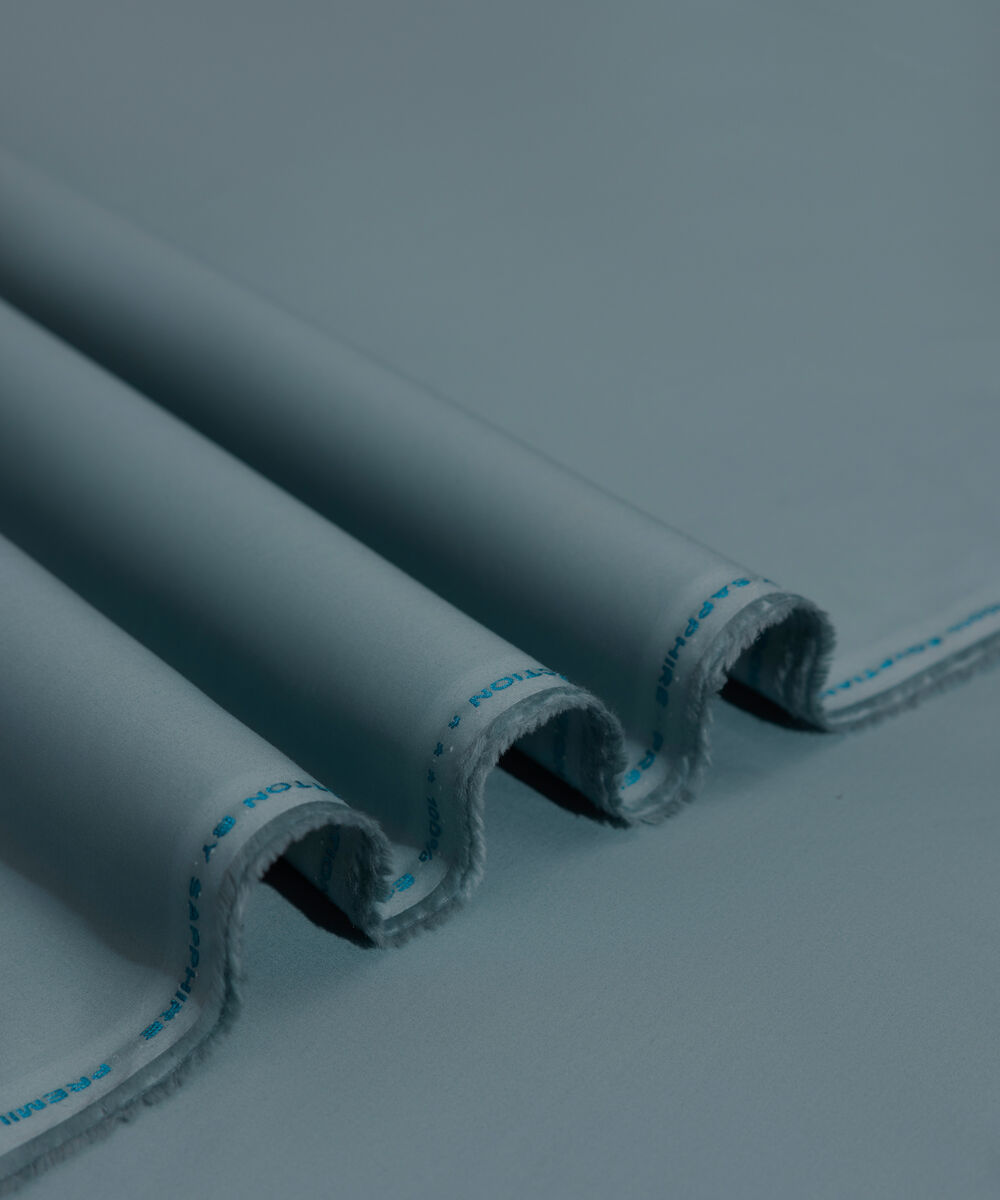 Men's Unstitched 2-Piece Premium Giza Cotton Grey Suit