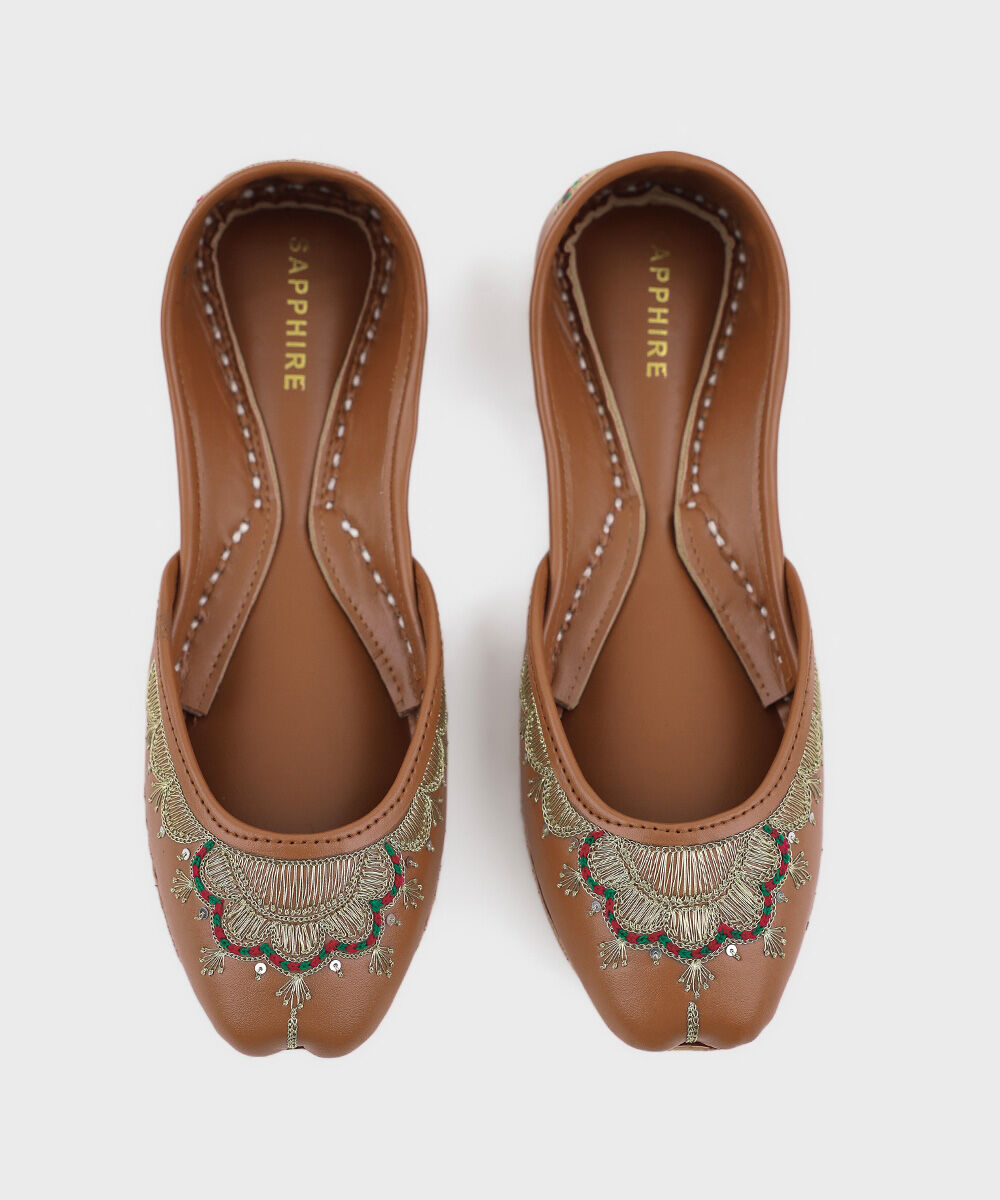 Women's Brown Khussa