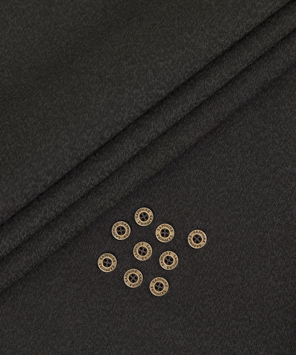 Men's Unstitched 2-Piece Premium Ayudia Brown Suit